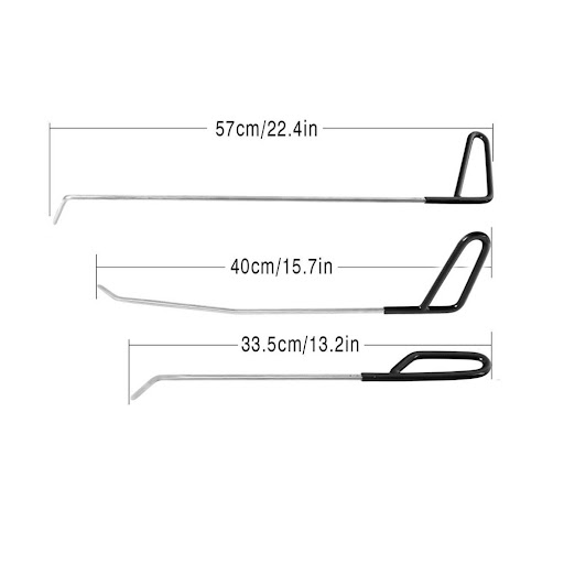 Title 1, 3 Piece High Quality PDR Tool Set, Hook Push Ro...