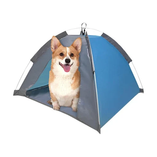 Mini Dog Shade Canopy Pet Folding Tent Beach Breathable Sun Shelters Small Outdoor Camping Cat Small Dog Puppy Travel Me