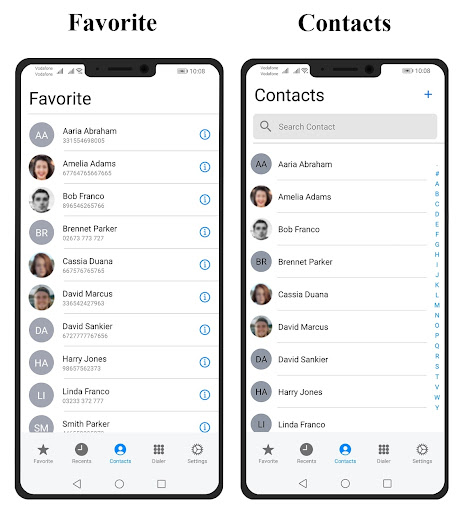 i15 Dialer Phone & Contacts