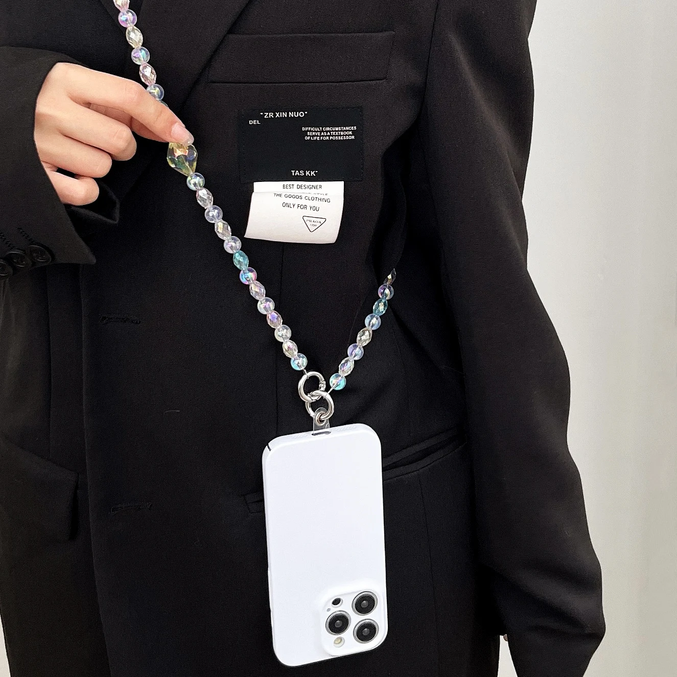 Title 2, Cats Paw Color Crossbody Telefoonkoord met lan...