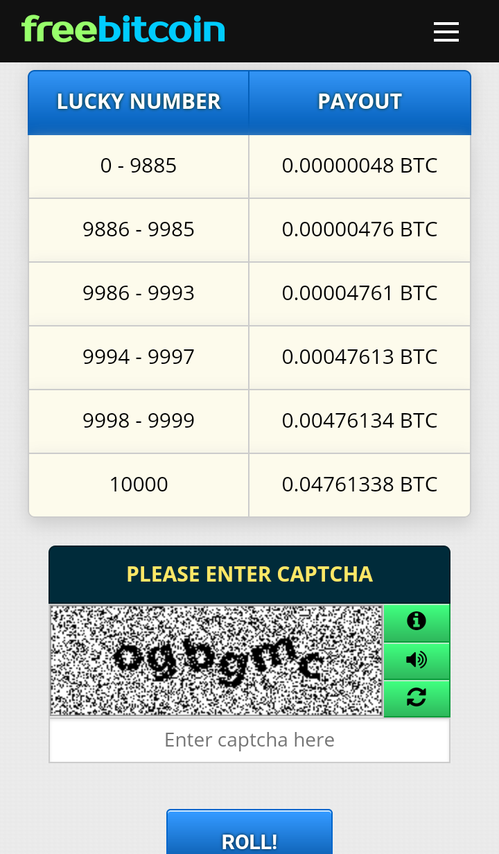 Earn Free Bitcoins Screen 2
