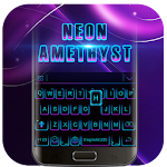 Cover Image of Download Black Neon 3D Keyboard Theme 72.0 APK