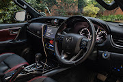 The 2023 Toyota Fortuner's interior is as stylish as its exterior.