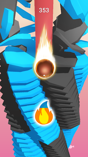 Code Triche Spiral Falling Ball  APK MOD (Astuce) 6