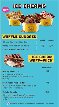 The Belgian Waffle Co. menu 1