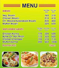 A One Biryani Corner menu 1