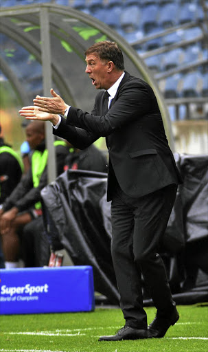 Orlando Pirates' head coach Kjell Jonevret is trying harder to inspire his charges. File photo