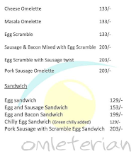 Omleterian menu 3