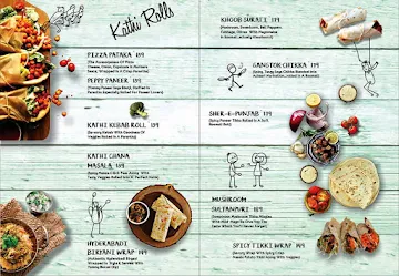 Rolla Wrappa menu 