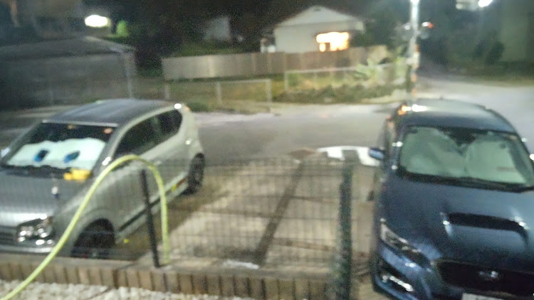 レヴォーグのフライング洗車・2台共洗車・ナイト洗車・洗車は愉しい・群馬県太田市スバル町に関するカスタム事例の投稿画像1枚目