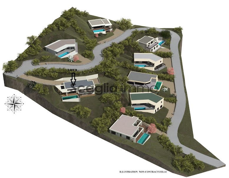 Vente terrain  1198 m² à Porticcio (20166), 270 000 €