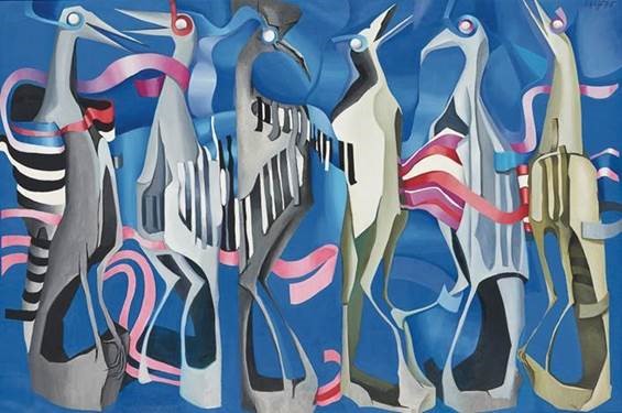 Cecily Sash 'Birds' (from the Migration series) 1975.