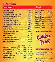 Chicken Point menu 1