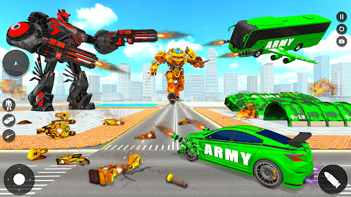 Screenshot Army Bus Robot Bus Game 3D