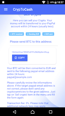 CrypToCash - BTC to PayPalのおすすめ画像4