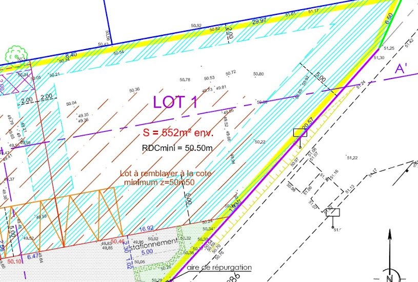  Vente Terrain à bâtir - 551m² à Cesson-Sévigné (35510) 