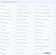 Prathmesh Sweet Corn menu 1