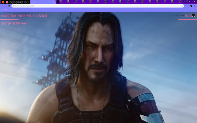 [ Cyberpunk 2077 ] - Keanu Charles Reeves chrome extension