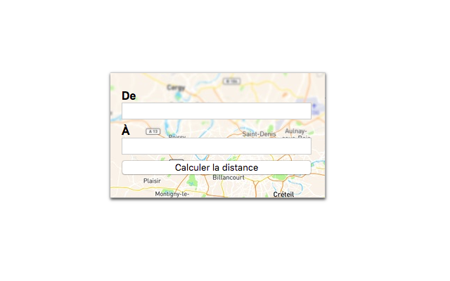 Calculateur de distance de conduite Preview image 0