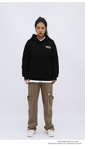 Title 15, Stylish Heavy Loose Hooded Sweater Mens Loose....