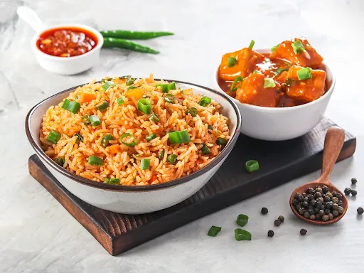 Schezwan Paneer Manchurian Rice