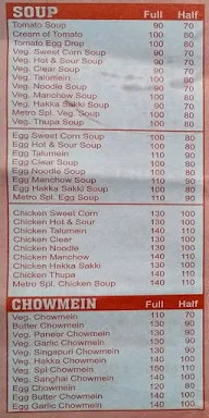 Metro Fast Food menu 4