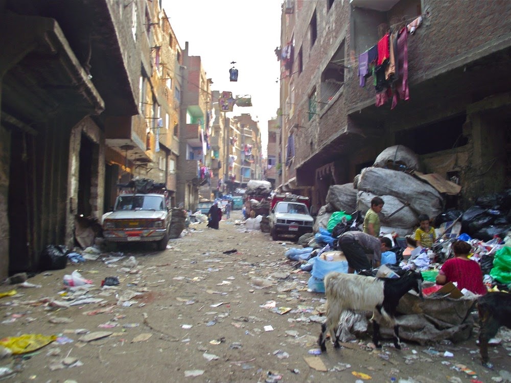 Manshyiat Naser, a Cidade do Lixo no Egito