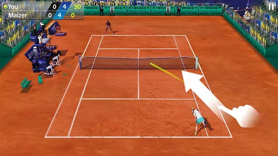  Le tennis chiquenaudé 3D – Vignette de la capture d'écran  