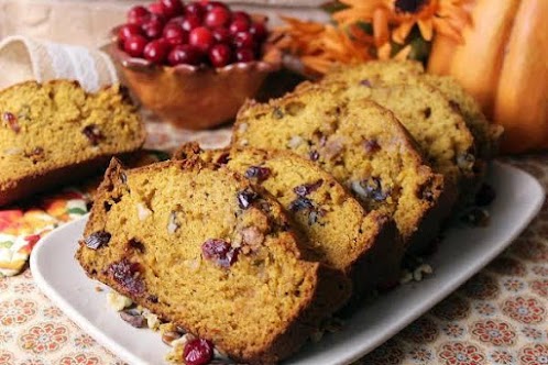 Thea's Cranberry Pumpkin Bread