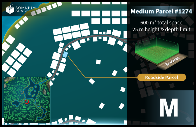 Medium #1274 (M) parcel in Somnium Space