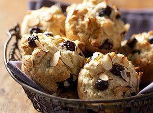 Barrel's blueberry almond muffins