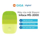 Máy Rửa Mặt Sóng Âm Xiaomi Inface Gen2 Ms2000/ Ms2000 Pro - Tới 5 Chế Độ Rung Làm Sạch Da Mặt