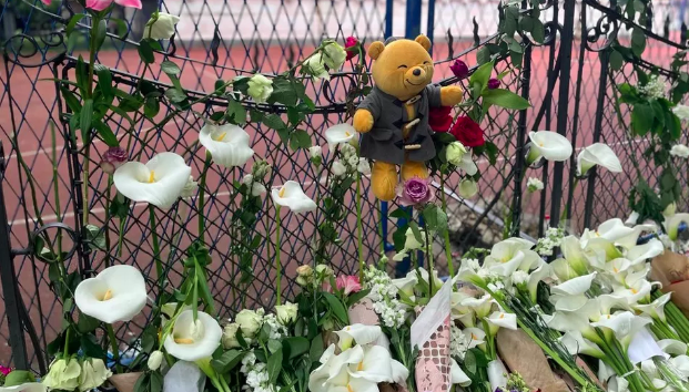 A teddy bear is a painful reminder that most of the victims of the shooting were children