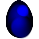 Crack the blue angry birds egg icon