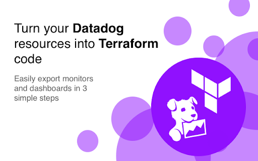 Datadog-to-Terraform Converter chrome extension