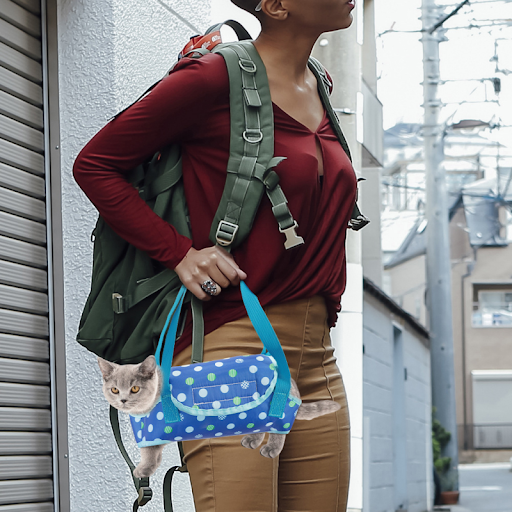 Portable One Shoulder Small Pet Carrier Bag Exquisite Soft Colorful Hand Backpack Shoulder Bag for Dogs Cats Outdoor Tra