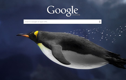 Penguin Underwater chrome extension