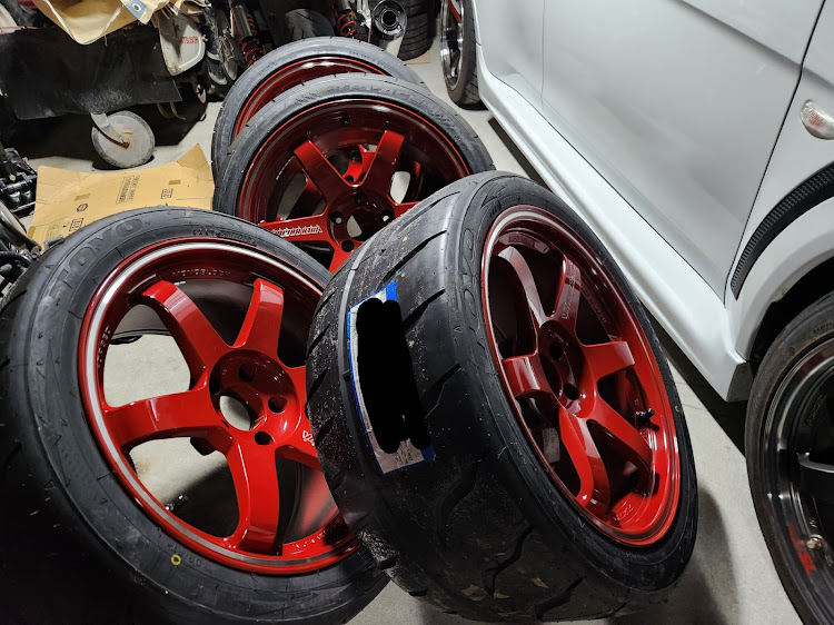 ランサーエボリューションのTE37RTに関するカスタム事例の投稿画像1枚目
