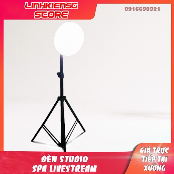 Đèn Studio , Livestream , Spa , Live Led Ufo 50W, Chuôi E27 , Chân Đứng 2M