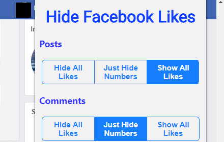 Hide Facebook Likes small promo image