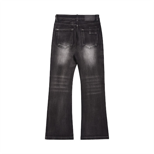 Title 10, Mens Slightly Flared Denim Trousers Fashion Co...