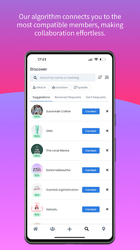Screenshot GroupSocial