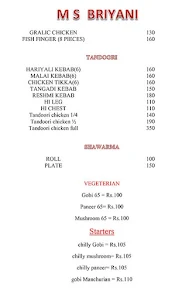 MSBiriyani menu 3