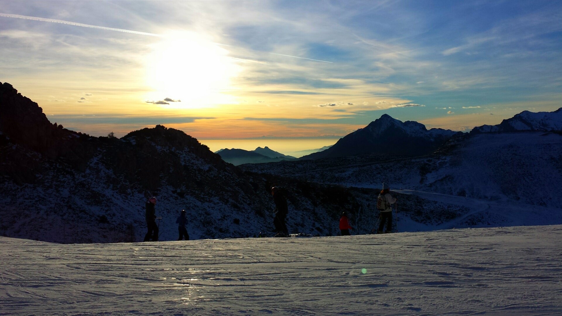 Tramonto sulle piste di viola94