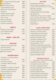 Jantar Mantar menu 1