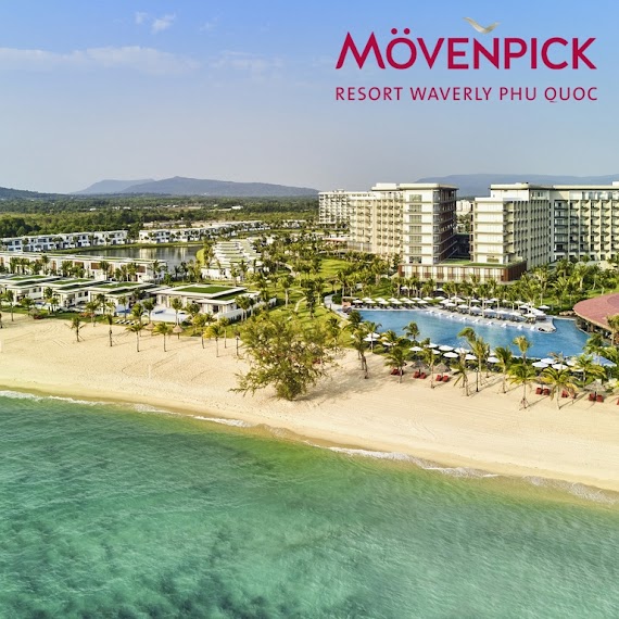 Gói 3N2Đ Movenpick Resort Waverly 5* Phú Quốc - Phòng Sang Trọng, Đón Tiễn Sân Bay, Hồ Bơi Rộng, Bãi Biển Riêng