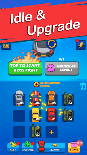 Screenshot Merge & Fight: Chaos Racer