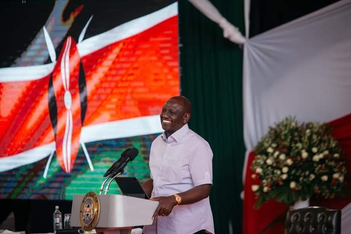 President William Ruto addressing government officials during the Nanyuki retreat on January 6,2023.