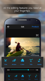  ActionDirector Video Editor: miniatura da captura de tela  