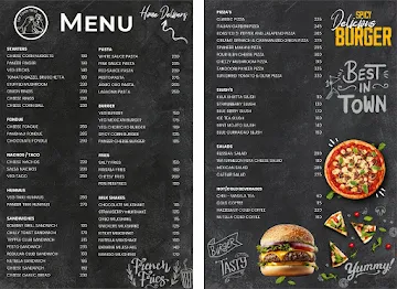 The Food Tails menu 